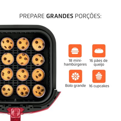 Fritadeira Sem Óleo Air Fryer 6 Litros AFN-60-RI Mondial 127V