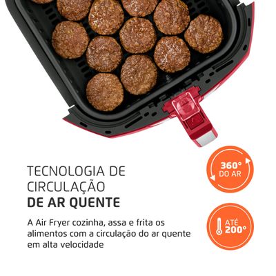 Fritadeira Sem Óleo Air Fryer 6 Litros AFN-60-RI Mondial 127V