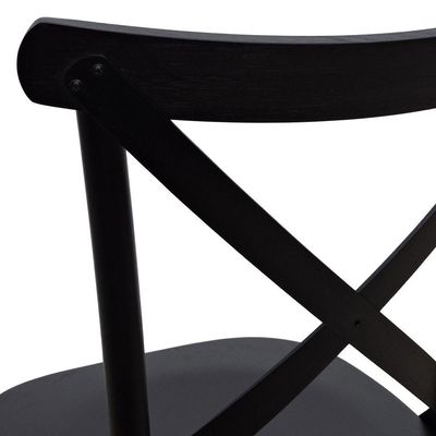 Cadeira Xisto Madeira Maciça Preto