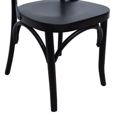 Cadeira Xisto Madeira Maciça Preto