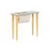 Mesa Lateral Twig 55,5x62x25cm Cinza-natural