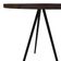 Mesa Lateral Redonda Trilegal ø420x530 Preto-pinhão
