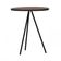 Mesa Lateral Redonda Trilegal ø420x530 Preto-pinhão