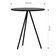 Mesa Lateral Redonda Trilegal ø420x530 Preto