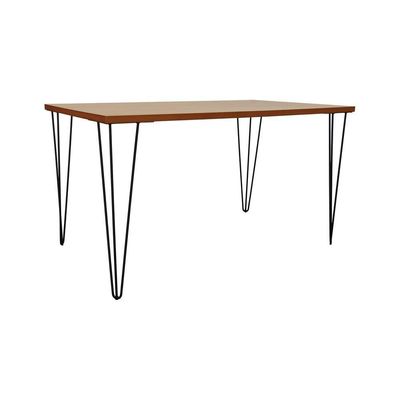 Mesa De Jantar Spectro Retangular 1350x800x750 - Preto Amêndoa