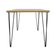 Mesa De Jantar Spectro Retangular 1350x800x750 - Preto Natural