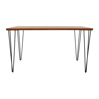 Mesa De Jantar Spectro Retangular 1350x800x750 - Preto Amêndoa