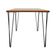 Mesa De Jantar Spectro Retangular 1350x800x750 - Preto Amêndoa