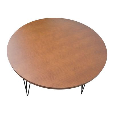Mesa De Jantar Spectro Redonda ø900x750 - Preto Amêndoa