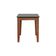 Mesa De Jantar Lyon Pés Madeira Maciça Tampo Mdf Laqueado 135x70 - Amêndoa Preto