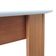 Mesa De Jantar Lyon Pés Madeira Maciça Tampo Mdf Laqueado 135x70 - Amêndoa Branco