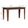 Mesa De Jantar Lyon Pés Madeira Maciça Tampo Mdf Laqueado 135x70 - Amêndoa Preto