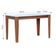 Mesa De Jantar Lyon Pés Madeira Maciça Tampo Mdf Laqueado 135x70 - Amêndoa Branco
