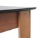 Mesa De Jantar Lyon Pés Madeira Maciça Tampo Mdf Laqueado 135x70 - Amêndoa Preto