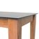 Mesa De Jantar Lyon Pés Madeira Maciça Tampo Mdf Laqueado 135x70 - Amêndoa Preto