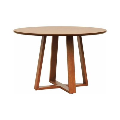 Mesa De Jantar Madri Madeira Maciça - Amêndoa Tampo 150 Laminado Envernizado Cinamomo