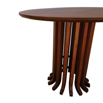 Mesa De Jantar Denver Tampo Redondo ø100 Amêndoa