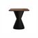 Mesa De Jantar Apollo Tampo Retangular 136x80cm Preto-amêndoa