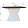 Mesa De Jantar Apollo Tampo Retangular 136x80cm Branco-preto
