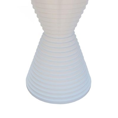 Mesa De Jantar Apollo Tampo Redondo 120 Branco-preto