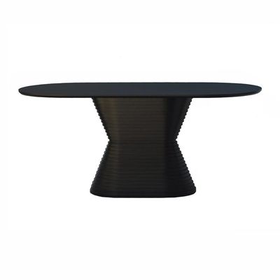 Mesa De Jantar Apollo Tampo Oblongo 180x90cm Preto