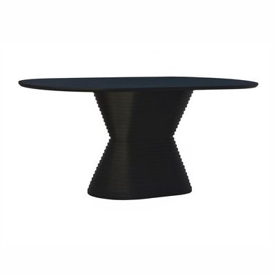 Mesa De Jantar Apollo Tampo Oblongo 180x90cm Preto