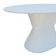 Mesa De Jantar Apollo Tampo Oval 160x90cm Branco