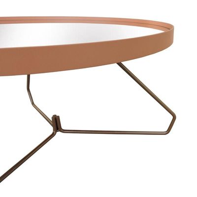 Mesa De Centro Willow 60cm - Preto Rosê