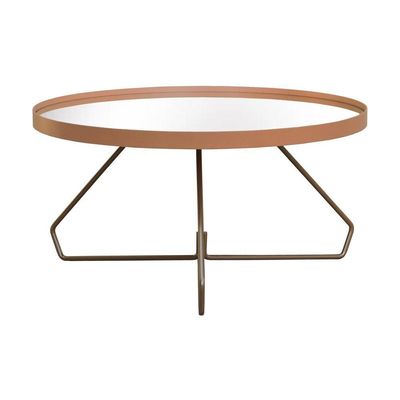 Mesa De Centro Willow 60cm - Preto Rosê