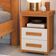 Mesa De Cabeceira 2 Gavetas Tóquio 100% Mdf - Casa Chick Nature/off White