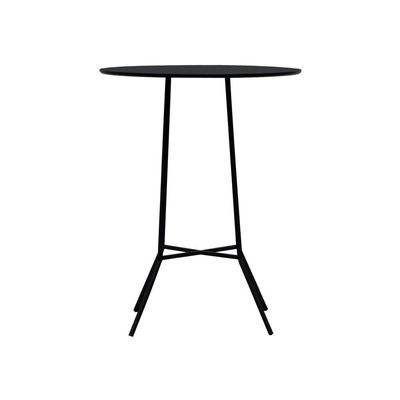 Mesa Alta Bistrô Gabi Metal Redondo - Preto