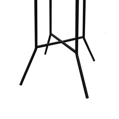 Mesa Alta Bistrô Gabi Metal Redondo - Branco