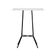 Mesa Alta Bistrô Gabi Metal Quadrado - Branco