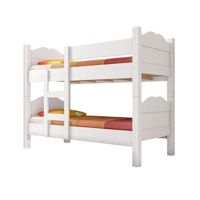 Beliche Multifuncional Que Vira 2 Camas Madrid Com Grades De Proteção - Branco - Cor: Branco
