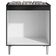 Balcão Para Cooktop Adriana 2 Portas Com Tampo Preto