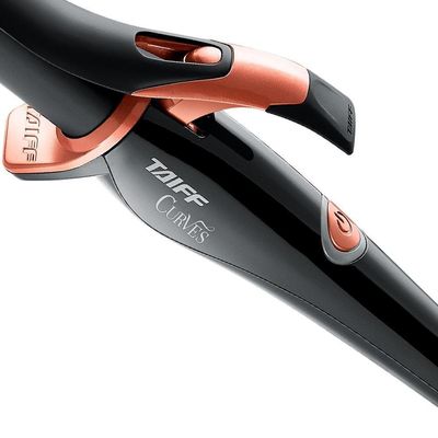 Modelador De Cachos Taiff Curves 25mm Bivolt Preto E Cobre Bivolt