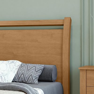 Cama De Casal Madeira Amêndoa Reali Lopas Amêndoa