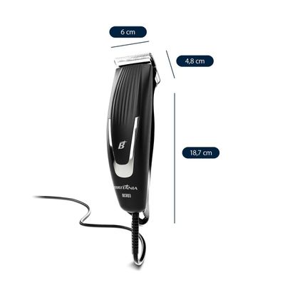 Cortador de Cabelos Britânia BCR03 9 Acessórios 18W 127V