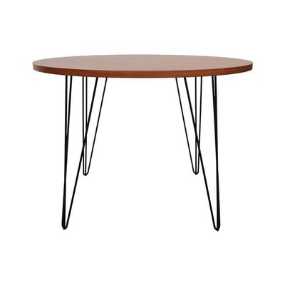 Mesa De Jantar Spectro Redonda ø1060x750 - Preto Amêndoa