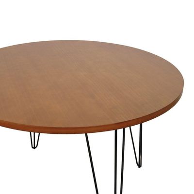 Mesa De Jantar Spectro Redonda ø1060x750 - Preto Amêndoa