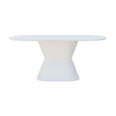 Mesa De Jantar Apollo Tampo Oblongo 180x90cm Branco