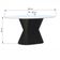 Mesa De Jantar Apollo Tampo Oval 160x90cm Preto-branco