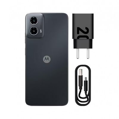 Smartphone Motorola Moto G34 5G 128GB, 4GB RAM, Tela de 6.5, Câmera Traseira Dupla, Áudio Dolby Atmos, Android 14 e Processador Octa-core Preto
