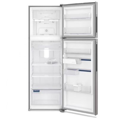 Geladeira Electrolux Inverter Frost Free IF43S Duplex Efficient com AutoSense 390 Litros Inox / 110V