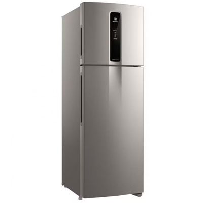 Geladeira Electrolux Inverter Frost Free IF43S Duplex Efficient com AutoSense 390 Litros Inox / 110V