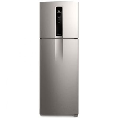 Geladeira Electrolux Inverter Frost Free IF43S Duplex Efficient com AutoSense 390 Litros Inox / 110V