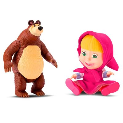 Boneca Divertoys Masha e o Urso