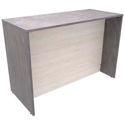 Balcão Cristal MDP 15 mm com 2 Portas e 3 Prateleiras Bartira Freixo