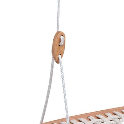 Balanço Garden Com Assento Em Corda Trançada Natural-bege