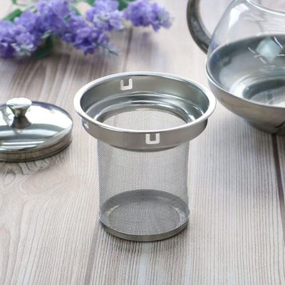 Bule Para Chá Com Infusor Vidro-inox 800ml